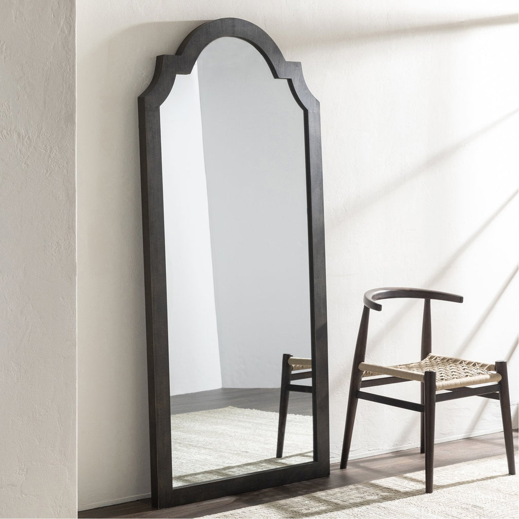 Oriel OIE-001 Arch/Crowned Top Mirror in Bronzed by Surya