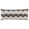 Leamont Cream & Gray Chevron Throw Pillow