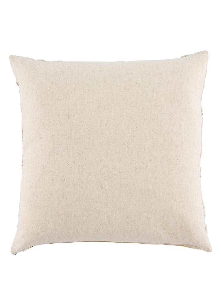 Pisano Ivory & Tan Trellis Throw Pillow