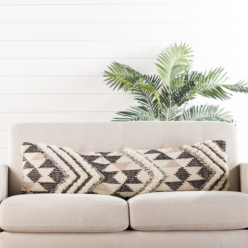 Nomadic Chevron Cream & Black Pillow