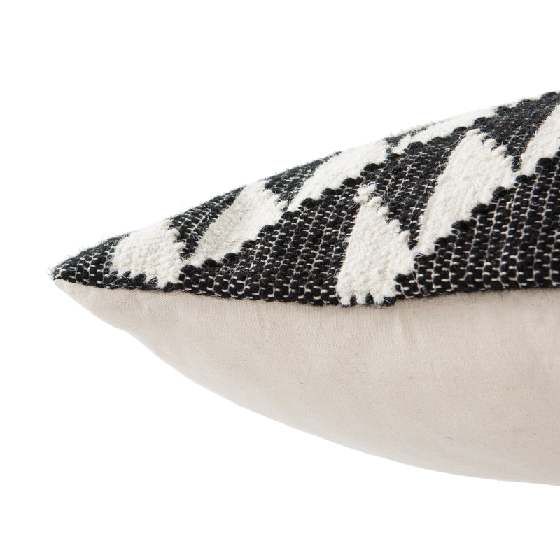 Nomadic Chevron Cream & Black Pillow