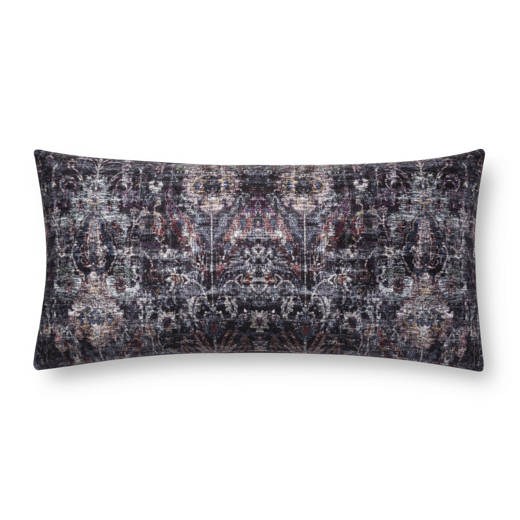 Abstract Black & Multi Pillow