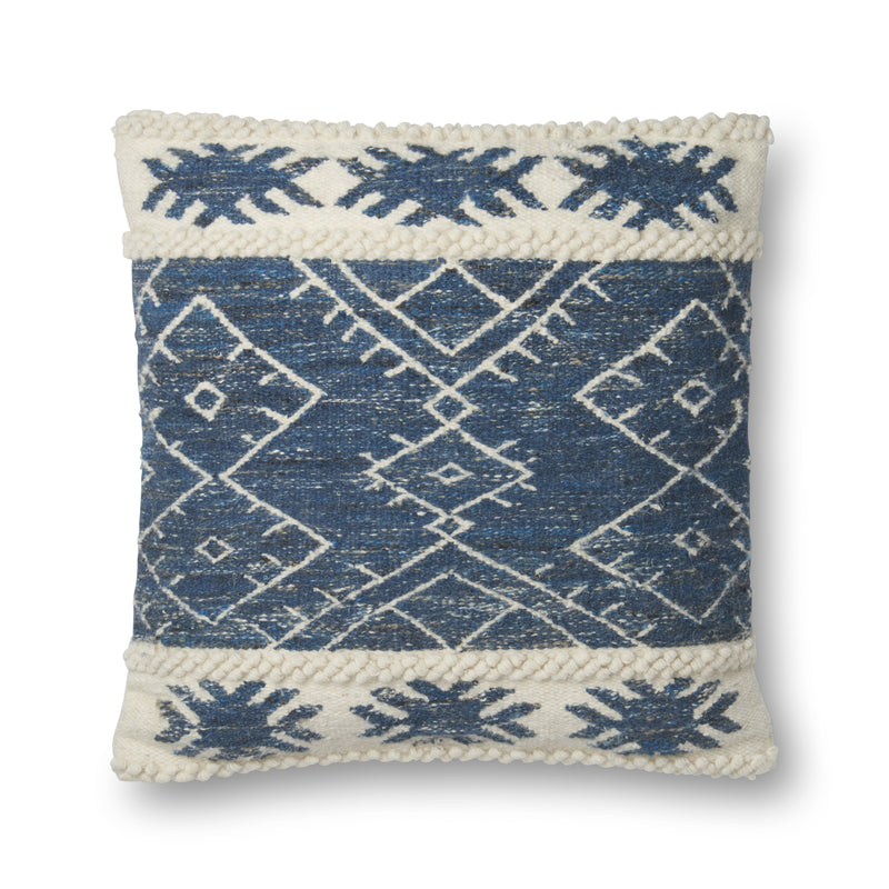 Blue & Ivory Pillow