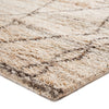 Murano Hand-Knotted Trellis Tan & Brown Area Rug