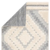 Sani Indoor/ Outdoor Geometric Gray & Cream Area Rug