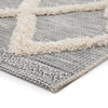 Bandalier Indoor/ Outdoor Trellis Gray & Cream Area Rug