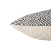 Mariscopa Ivory & Dark Gray Trellis Throw Pillow