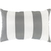 Poolhouse PLH-002 Woven Pillow in Medium Gray & White by Surya