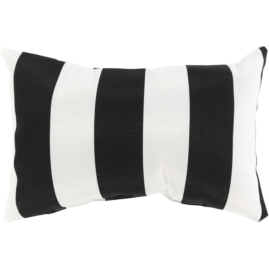 Poolhouse PLH-003 Woven Pillow in Black & White by Surya