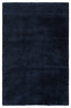 Serra Hand-Knotted Solid Blue Area Rug