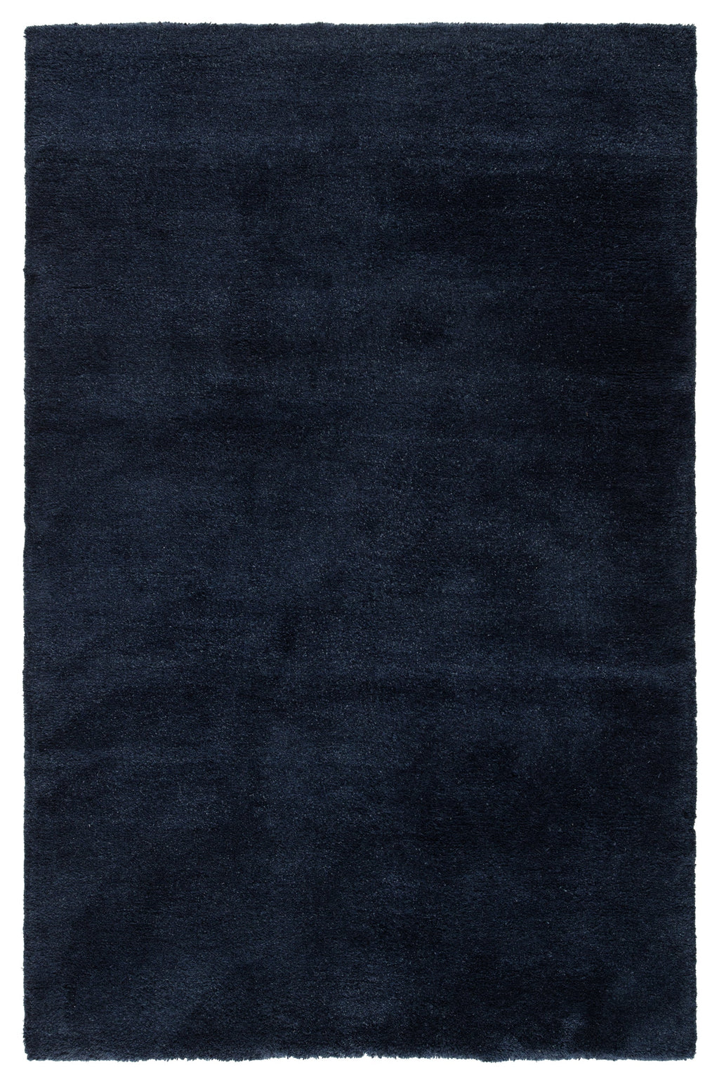 Serra Hand-Knotted Solid Blue Area Rug