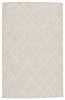 Moab Natural Geometric Light Grey & Ivory Rug by Jaipur Living