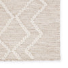 Moab Natural Geometric Light Grey & Ivory Rug by Jaipur Living