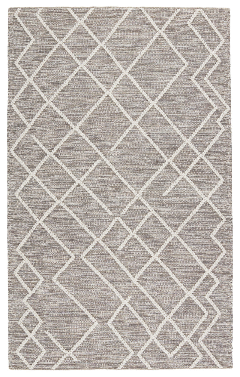 Moab Natural Geometric Grey & Ivory Rug by Jaipur Living