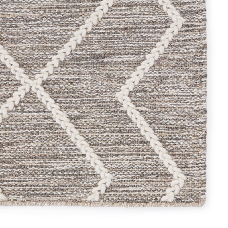 Moab Natural Geometric Grey & Ivory Rug by Jaipur Living