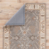 Chambery Floral Rug in Charcoal Gray & Rainy Day design by Jaipur Living