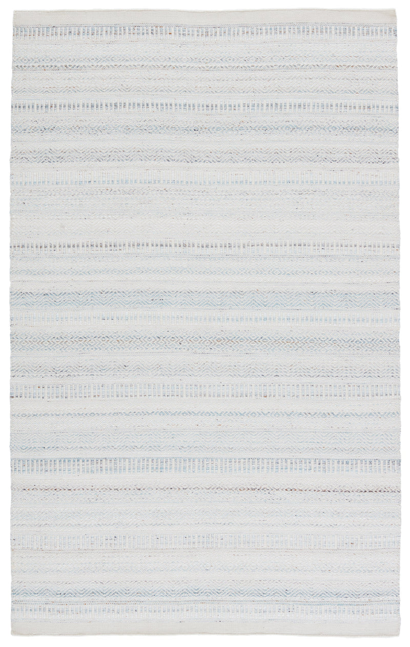 Penrose Parson Indoor/Outdoor Light Blue & Ivory Rug 1