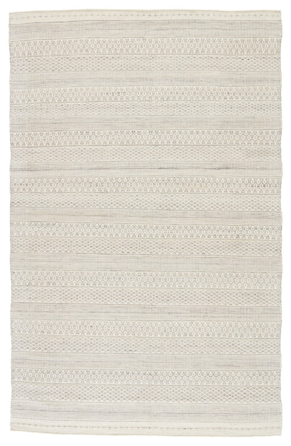 Penrose Indoor/ Outdoor Lenna Cream & Light Gray Rug 1