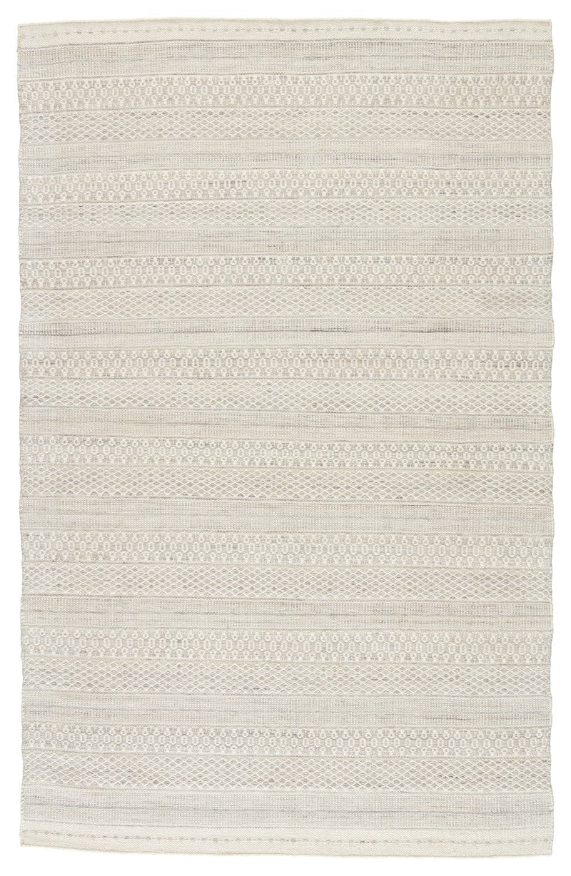 Penrose Indoor/ Outdoor Lenna Cream & Light Gray Rug 1