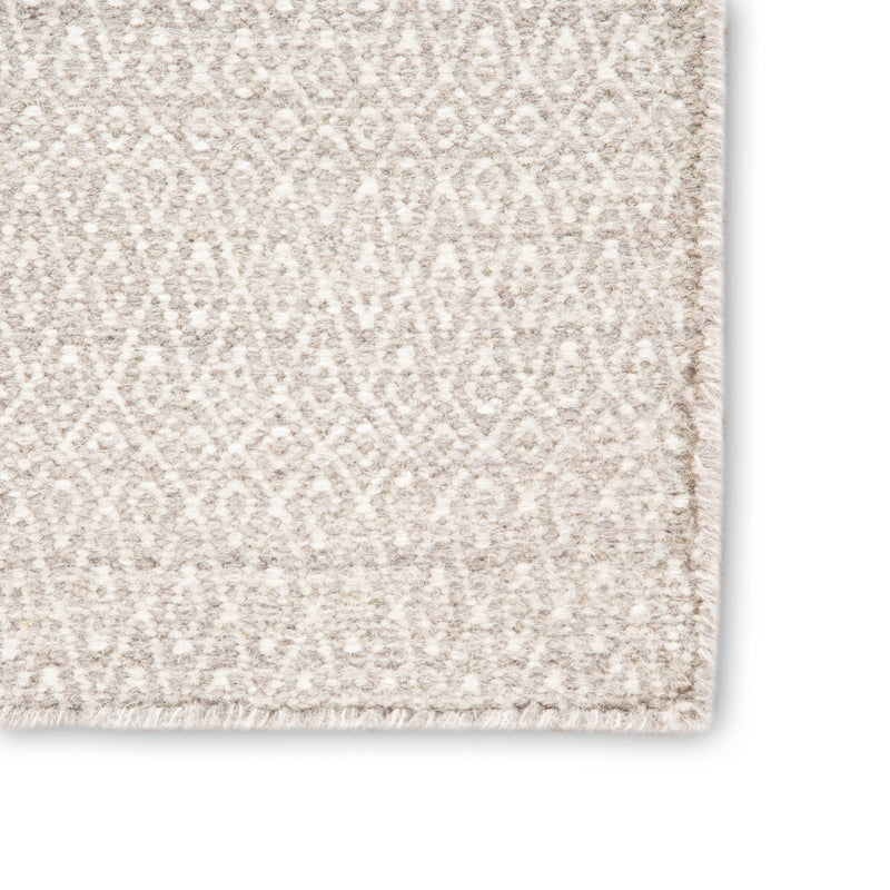 Eulalia Geometric Rug in Goat & Light Gray design by Jaipur Living