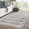 Giralda Indoor/ Outdoor Trellis Gray & Ivory Area Rug