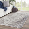 Isolde Indoor/ Outdoor Medallion Gray & Ivory Area Rug