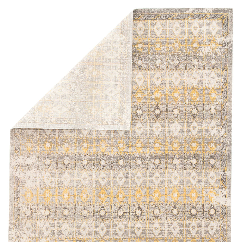 Giralda Indoor/ Outdoor Trellis Light Gray & Yellow Area Rug