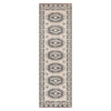 Miner Indoor/ Outdoor Medallion Light Teal & Gray Area Rug