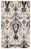 Zenith Indoor/ Outdoor Ikat Blue & Black Area Rug