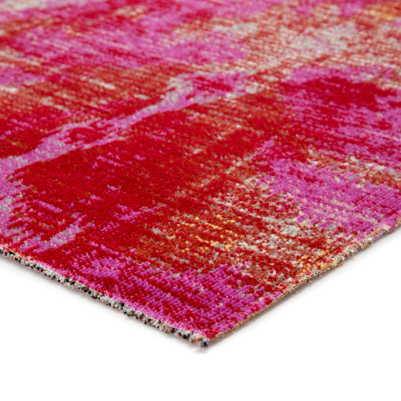 Zenith Indoor/ Outdoor Ikat Pink & Orange Area Rug