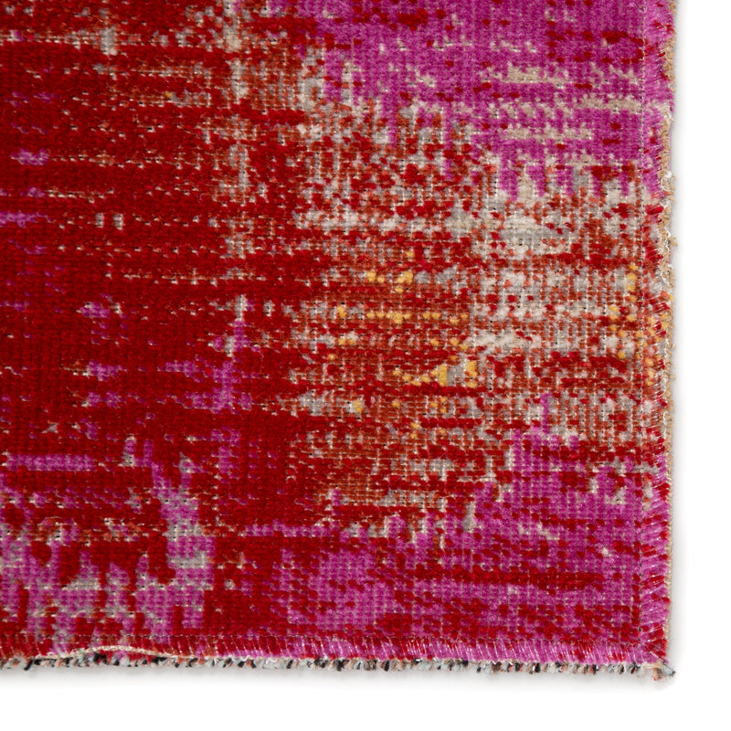 Zenith Indoor/ Outdoor Ikat Pink & Orange Area Rug