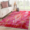 Zenith Indoor/ Outdoor Ikat Pink & Orange Area Rug