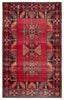 Paloma Indoor/ Outdoor Tribal Red & Black Area Rug