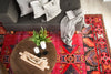 Paloma Indoor/ Outdoor Tribal Red & Black Area Rug