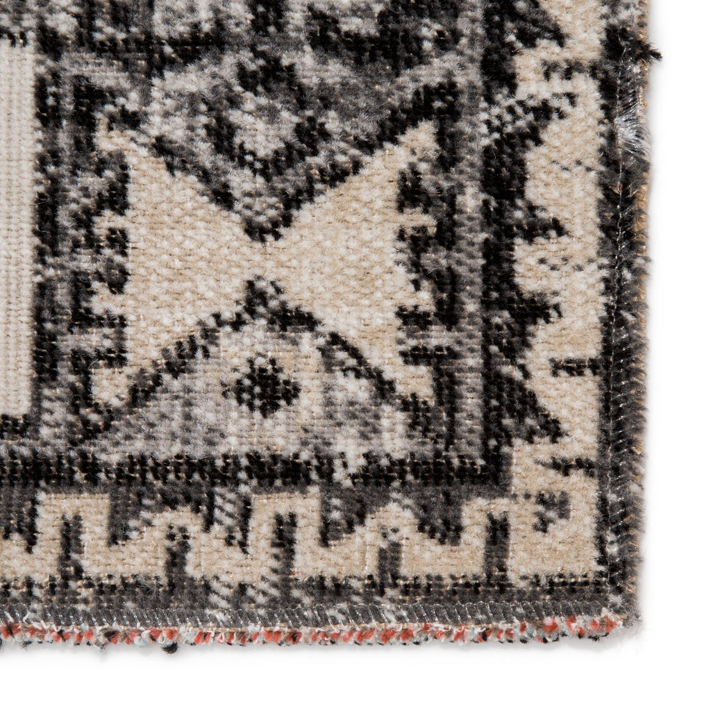 Paloma Indoor/ Outdoor Tribal Gray & Beige Area Rug