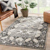 Paloma Indoor/ Outdoor Tribal Gray & Beige Area Rug