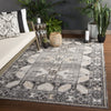 Paloma Indoor/ Outdoor Tribal Gray & Beige Area Rug