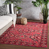 Chaya Indoor/ Outdoor Medallion Red & Black Area Rug