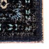 Westlyn Indoor/ Outdoor Medallion Black & Blue Area Rug