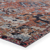 Ansilar Indoor/Outdoor Medallion Orange & Blue Rug