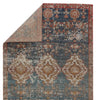 Freemond Indoor/Outdoor Medallion Blue & Red Rug