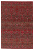 Bodega Indoor/Outdoor Trellis Red & Taupe Rug