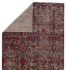 Bodega Indoor/Outdoor Trellis Red & Grey Rug