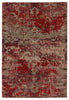 Fayette Indoor/Outdoor Oriental Red & Beige Rug