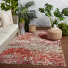 Fayette Indoor/Outdoor Oriental Red & Beige Rug