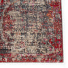 Fayette Indoor/Outdoor Oriental Dark Blue & Red Rug