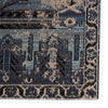 Cicero Indoor/Outdoor Medallion Rug in Blue & Gray