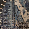 Cicero Indoor/Outdoor Medallion Rug in Blue & Gray