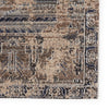 Cicero Indoor/Outdoor Medallion Taupe & Blue Rug