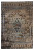 Cicero Indoor/Outdoor Medallion Tan & Blue Rug